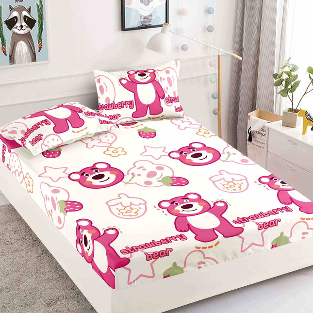 Huse de Pat Bumbac Finet cu Elastic-3 Piese 180x200| Cod Casa82 - Casa Super