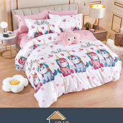 Lenjerie de Pat Finet de o Persoana - 4 Piese - Cod FNTP17 - Casa Super