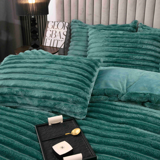 Set Lenjerie de Pat 4 Piese Cocolino - Moale, Călduros și Elegant - Casa Super