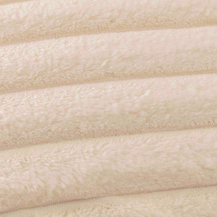 Set Lenjerie de Pat 4 Piese Cocolino - Moale, Călduros și Elegant - Ivory/Crem - Casa Super