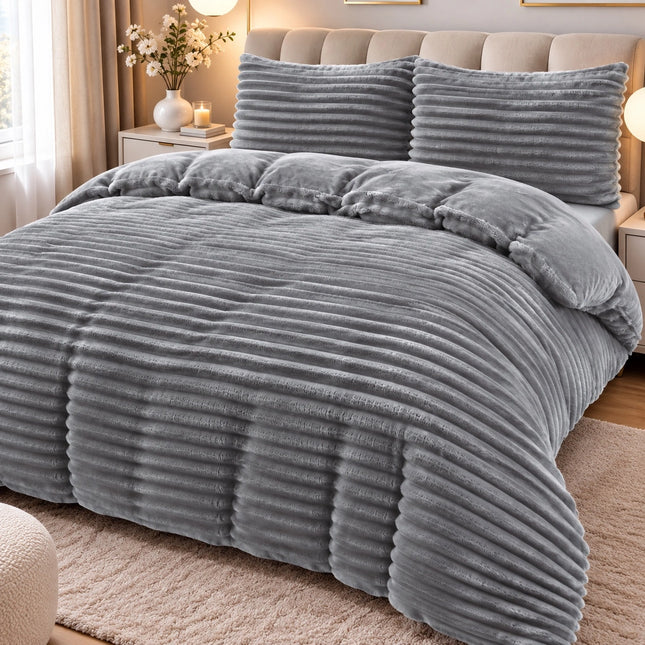 Set Lenjerie de Pat 4 Piese Cocolino - Moale, Calduros si Elegant | Cod LCR6