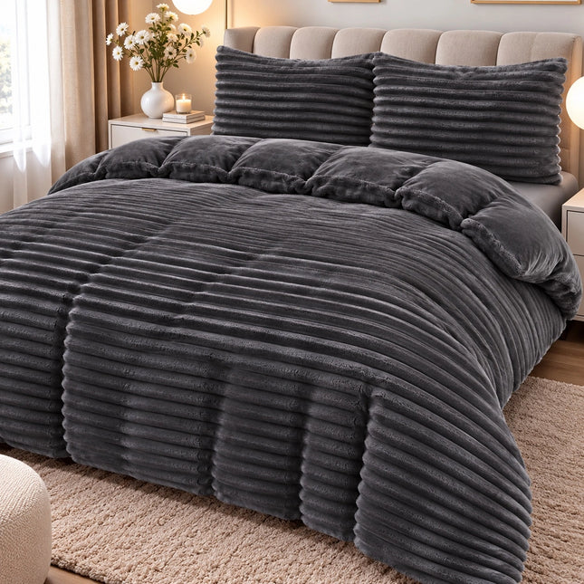 Set Lenjerie de Pat 4 Piese Cocolino - Moale, Calduros si Elegant | Cod LCR9