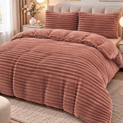 Set Lenjerie de Pat 4 Piese Cocolino - Moale, Calduros si Elegant | Cod LCR4